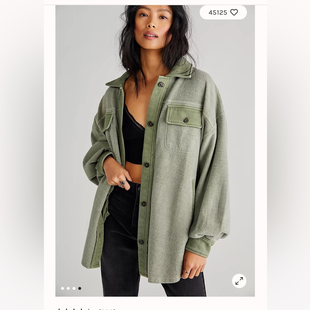 Free people Ruby jacket, color sage